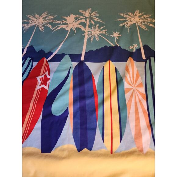 Duvet Cover 2 Pillow Cases Surboards Full Size 83" x 70" - Picture 2 of 5